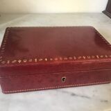 Vintage leather game box