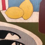 Painting on panel, 50s-60s