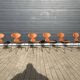 Fritz hansen ant chairs in cognac leather new!!