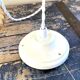 Vintage pendant lamp in golden glass