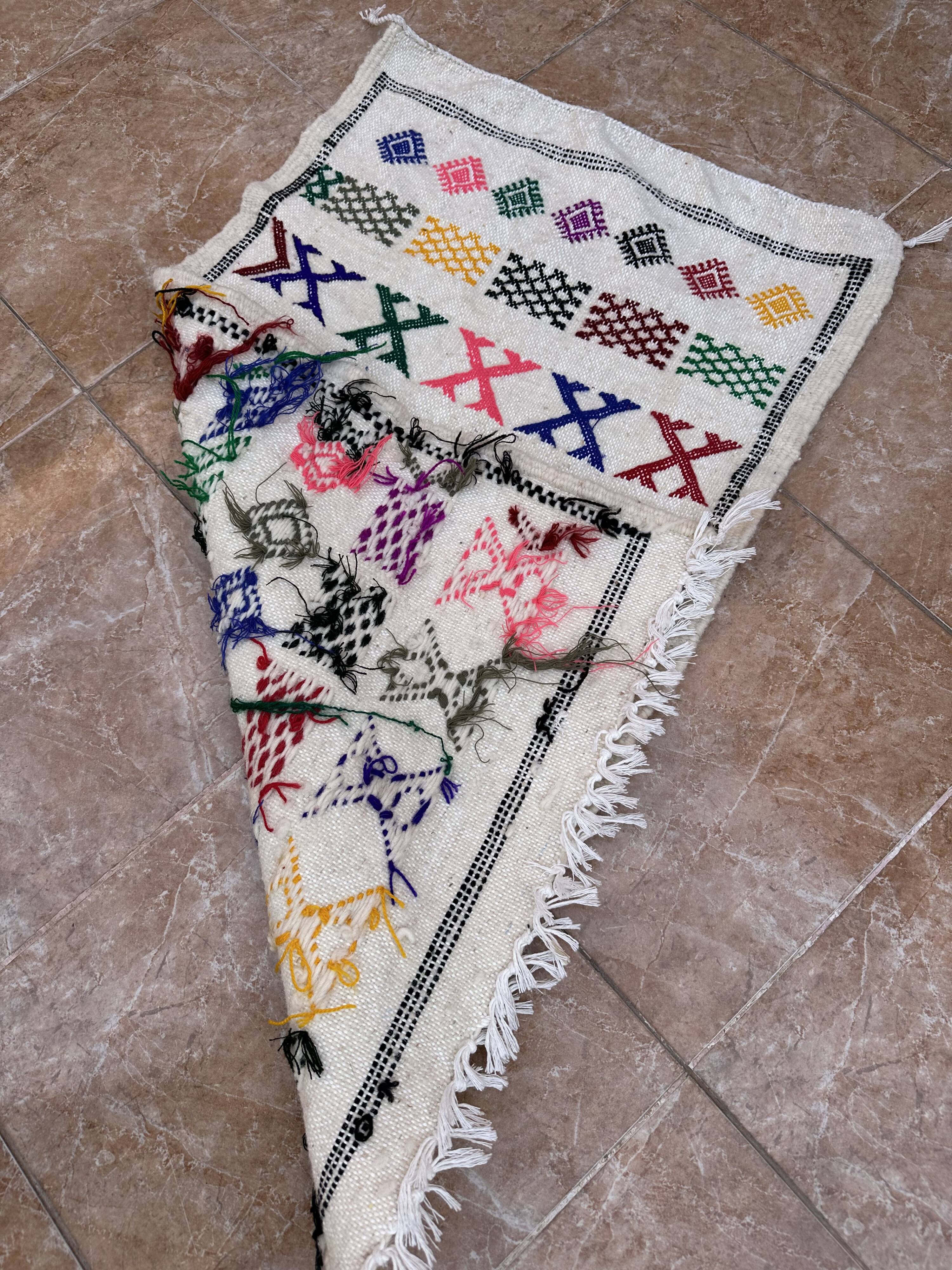 Moroccan kilim rug, Moroccan Hambal, kilim rug, 100% handmade