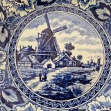Delfts earthenware soup plate by Boch for Royal Sphinx
