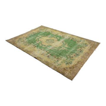 Anatolian handmade vintage rug 300 cm x 209 cm