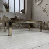 Table basse chrome laiton Romeo Rega