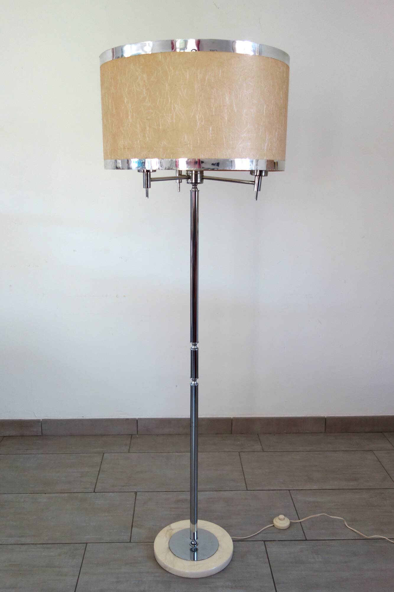 Space age floor lamp with 3 lights from the 70s by DLG Scolari.