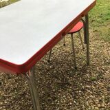 Set Table & Chairs & Kitchen Stools in Formica