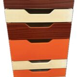 Plastic chest of drawers 1970