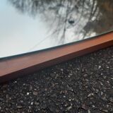 Scandinavian mirror 70s, 77x37 cm