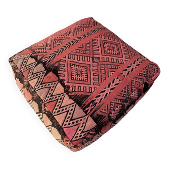 Pouf marocain, Pouf berbère marocain Kilim