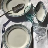 2 Carina U&C Sarreguemines Ironstone Deep Plates
