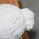 Tête de femme vintage en plâtre