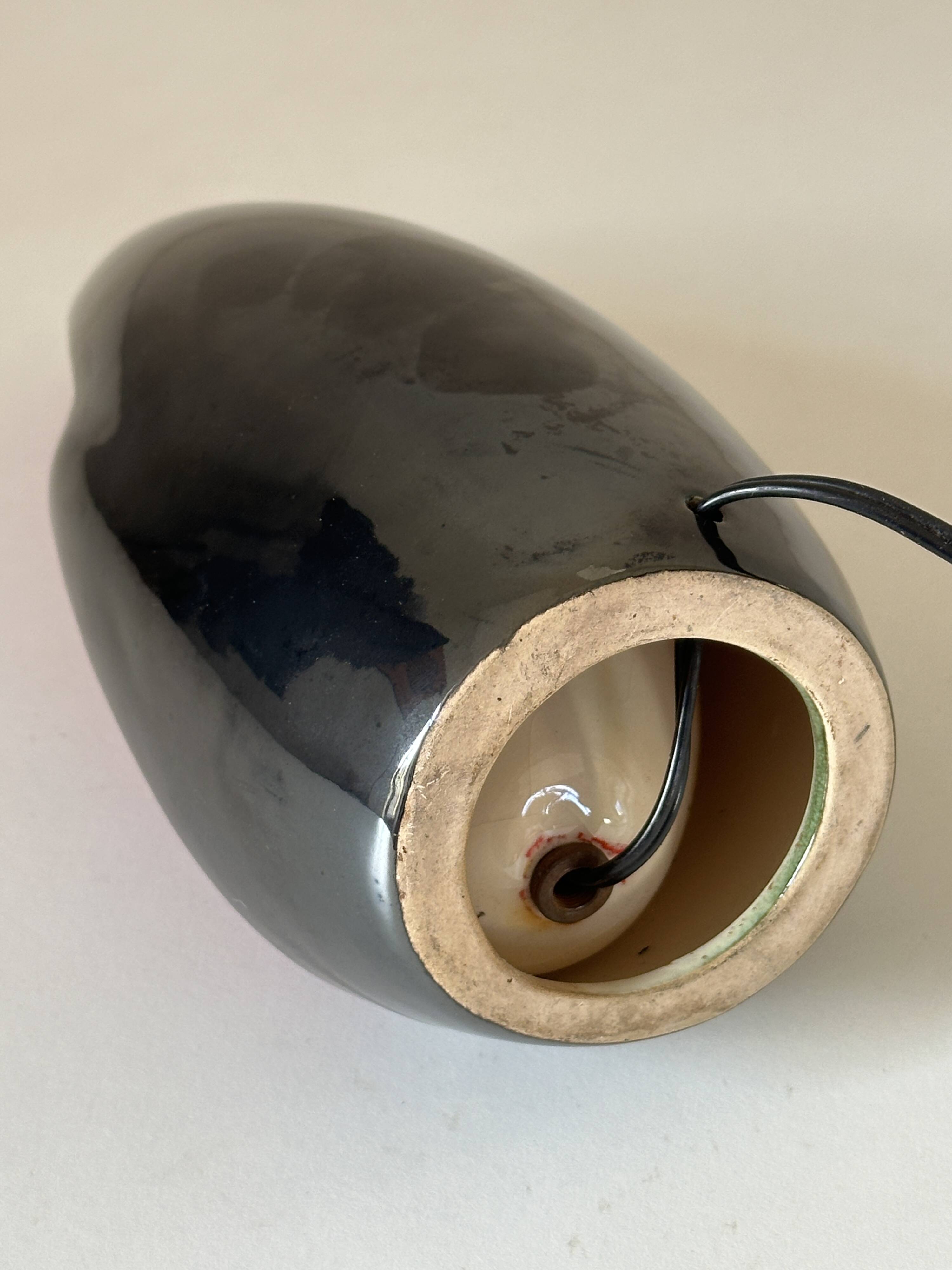 Vintage design ceramic lamp from the 60s
