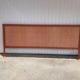 Headboard set and two rattan bedsides