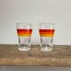 6 vintage glasses "Vabé"