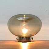 Lampe de Table en Verre Bulbe Espace Années 1960 Milieu du Siècle