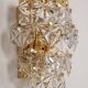 Pairs of Crystal Wall Lights by Kinkeldey, Germany, 1970s