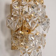Pairs of Crystal Wall Lights by Kinkeldey, Germany, 1970s