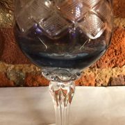 2 Verres en cristal de bohème