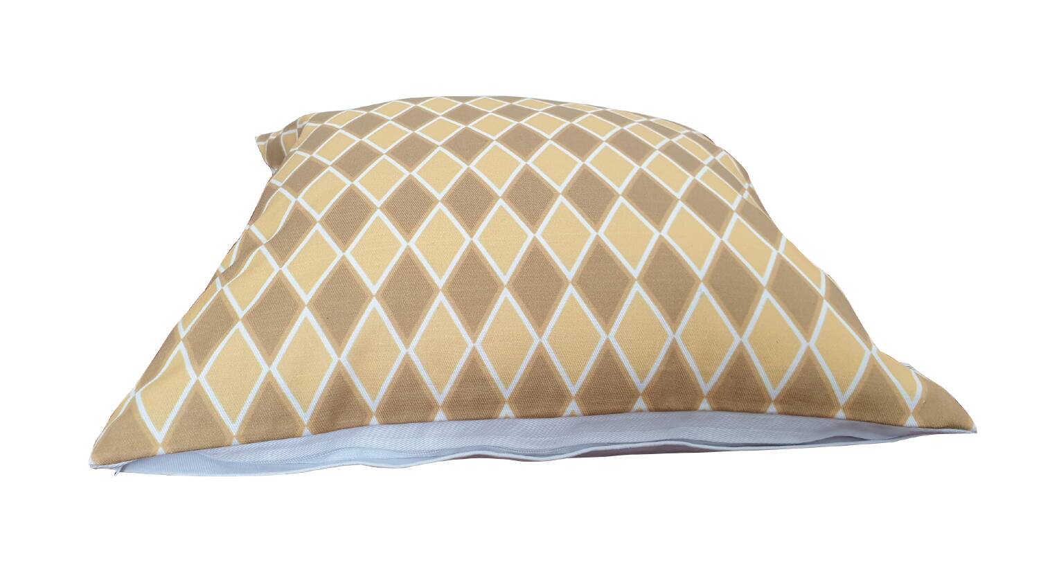 Amber geometric pattern cushion cover - 50 x 50