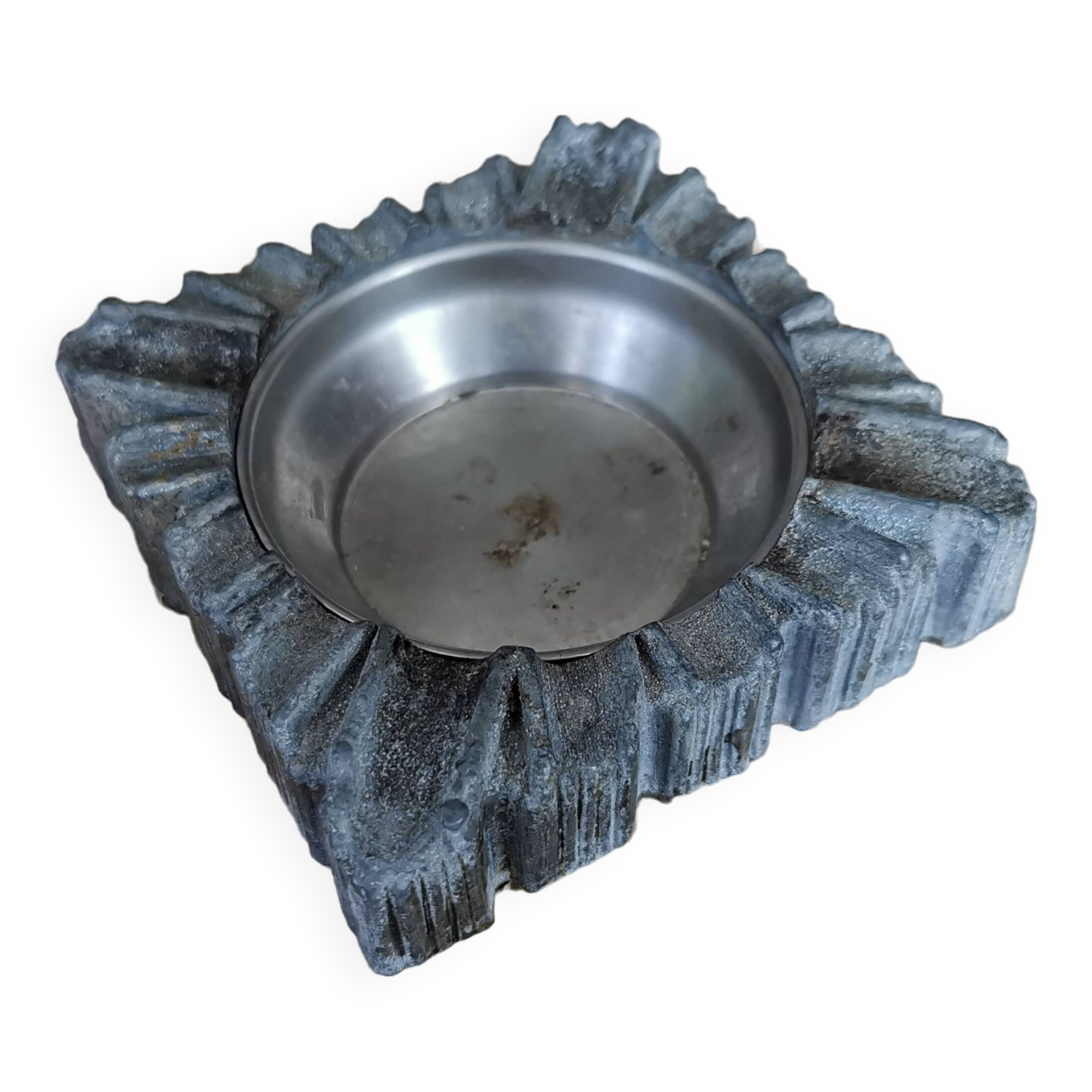 Brutalist ashtray from the 60s