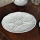 Set of 4 oyster plates Limoges France D25