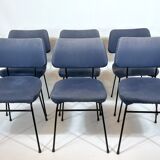 Erberto Carboni for Arflex, Set of six Delfino dining chairs. 1950s