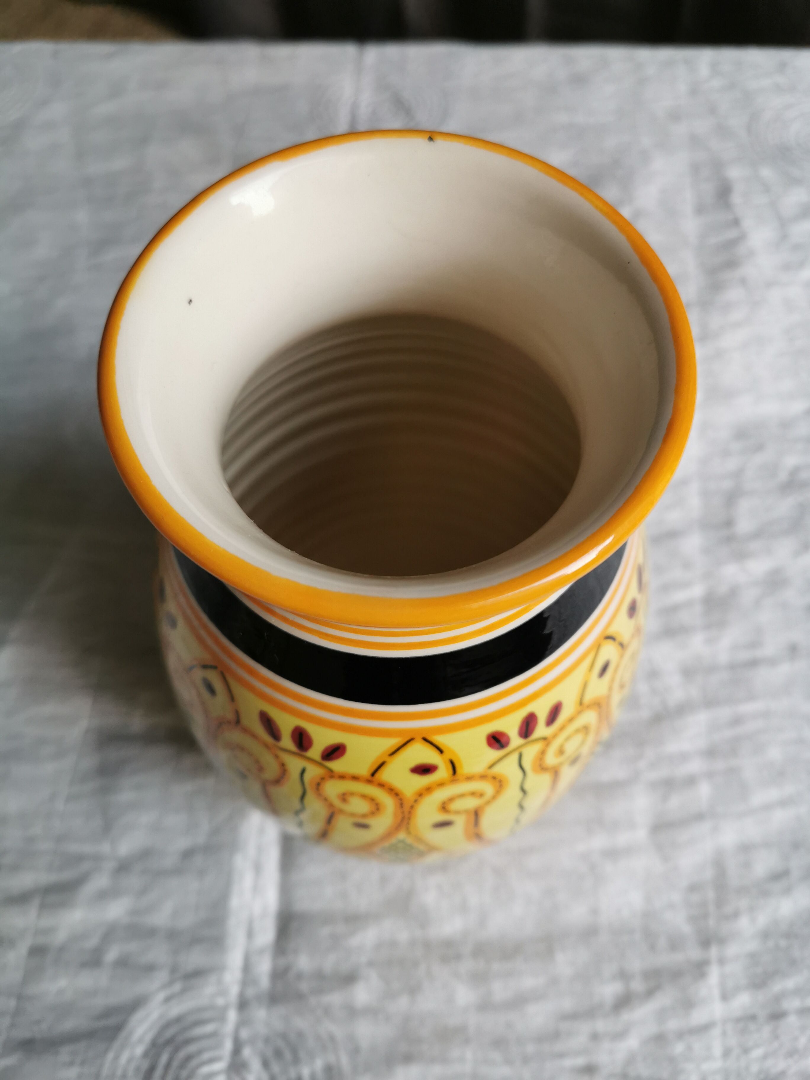 Vase en faience de quimper