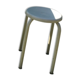 Tabouret blanc d'usine