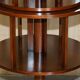 Regency-style rotating library in hardwood, 148 cm