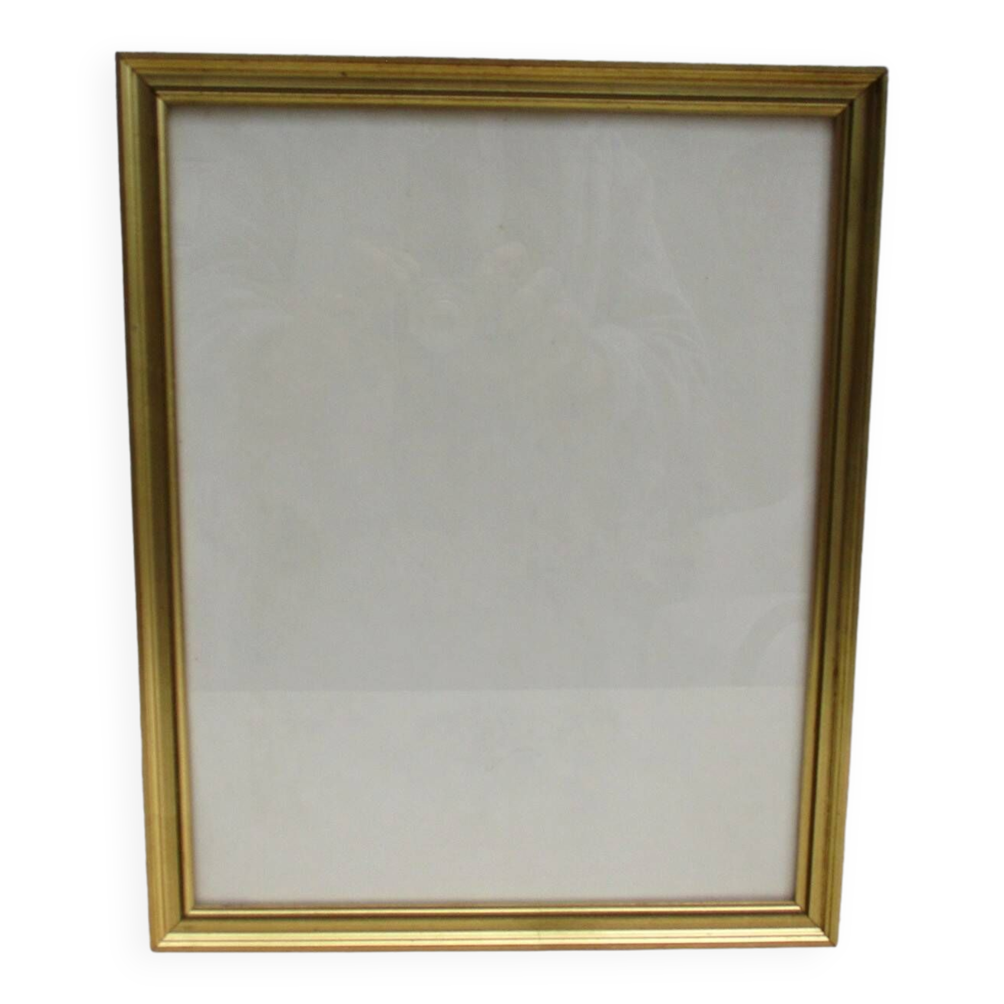 Vintage gilded wood frame for 241 x 302 mm subject