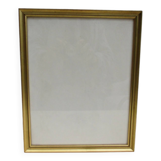 Vintage gilded wood frame for 241 x 302 mm subject