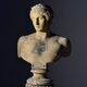 Bust on pedestal 20th century Antinous
