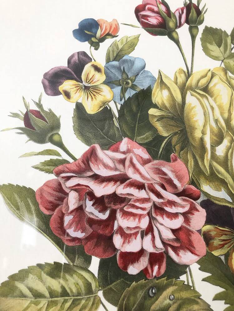 Vintage flower frame Jullien