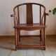 Pair of old Asian wooden armchairs