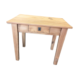 Small coffee table in raw wood