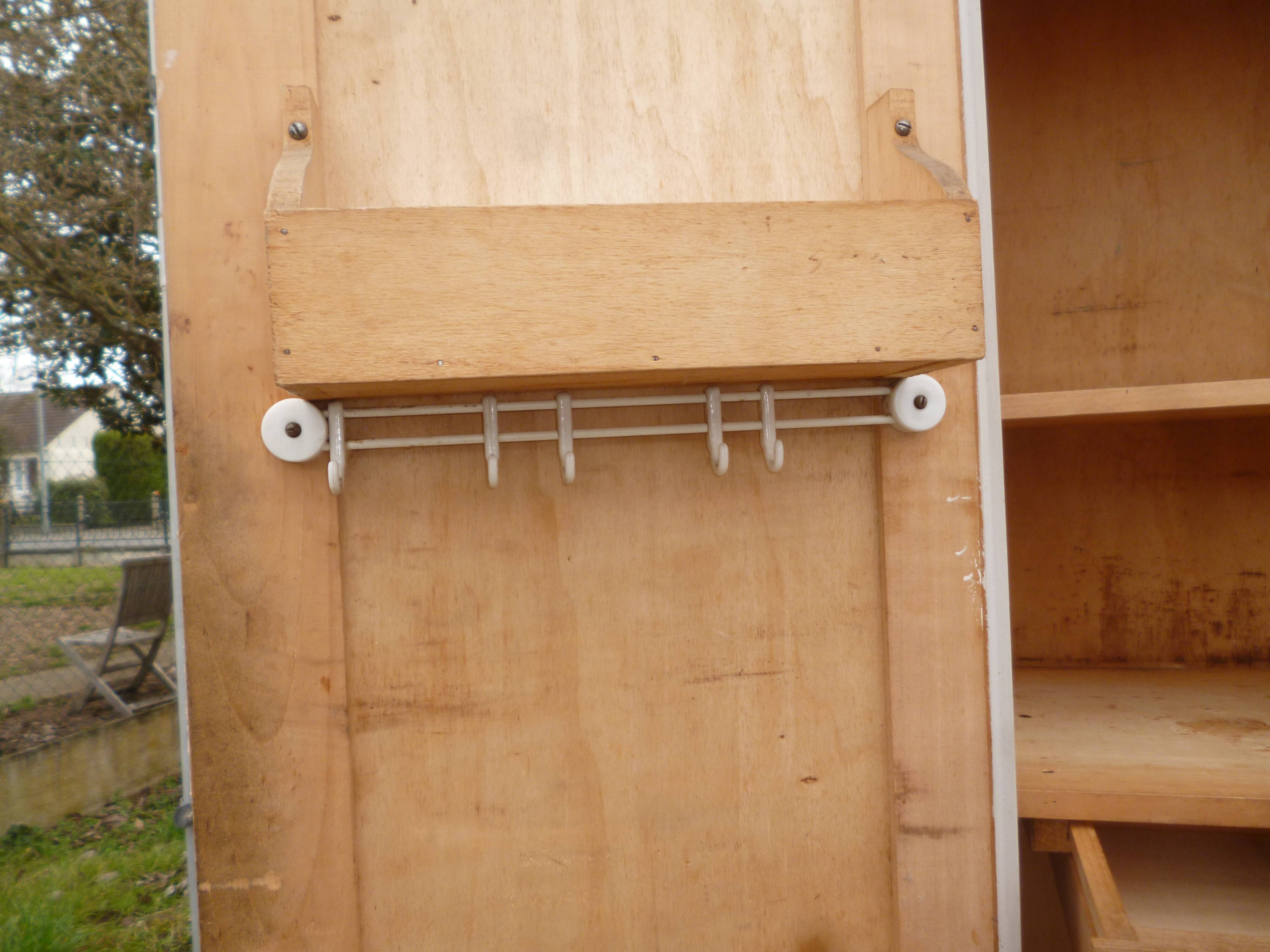 Original Parisian interior kitchen cabinet