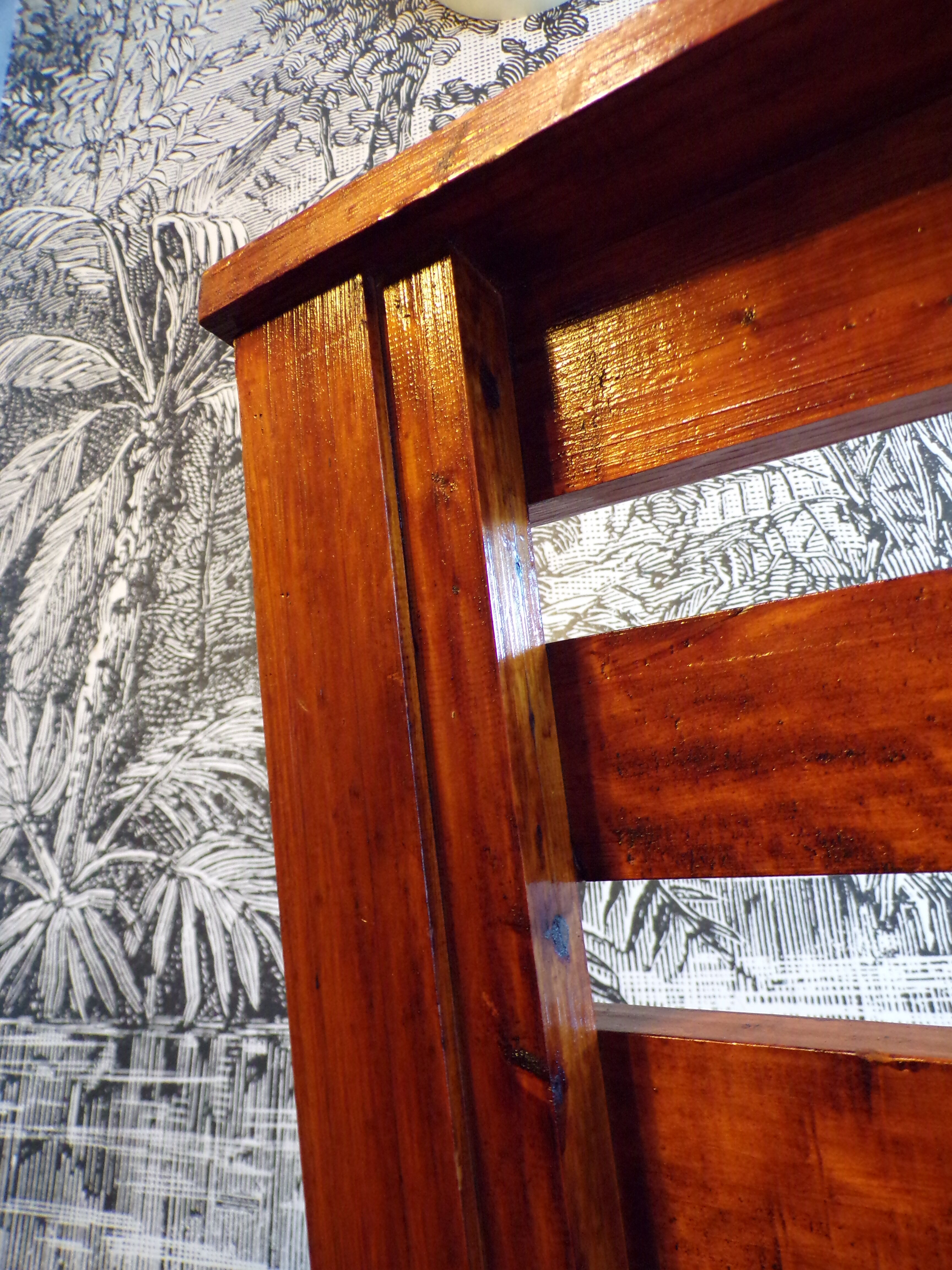 Pair of 1960 pine chairs