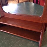 Scandinavian mirror with shelf  35x67cm