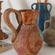 Vase pichet céramique, terracotta, vintage