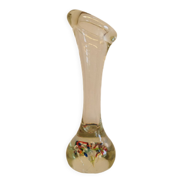 Rare bone vase from Danish Holmegaard Glassworks, probably made by chief designer Per Lütken.