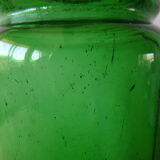 Bocal ancien en verre vert