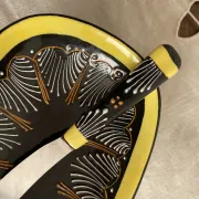 Beurrier et son couteau HB Quimper , années 60
