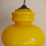 Lustre jaune année 60