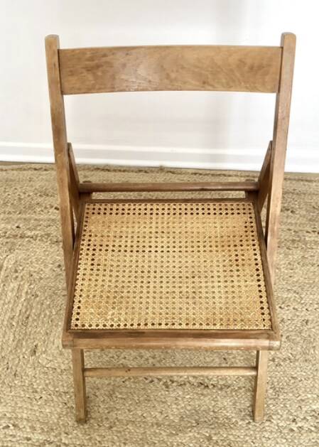 1950s cane chair