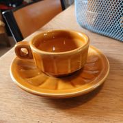 12 antique coffee cups with saucers
