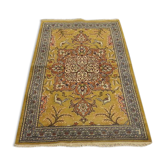 PERSIAN rugs, QOM, Iran - 80 cm x 130 cm, knotted hand, 1970