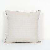 Pink Silk Ikat Velvet Pillow, Christmas Gift Cushion, Tribal Square Silk Ikat Pillow 23" x 23"