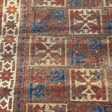 Ancient tribal baloch carpet 148x78 cm