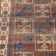 Ancient tribal baloch carpet 148x78 cm