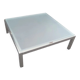 Table basse métal poli vintage 1950/1970